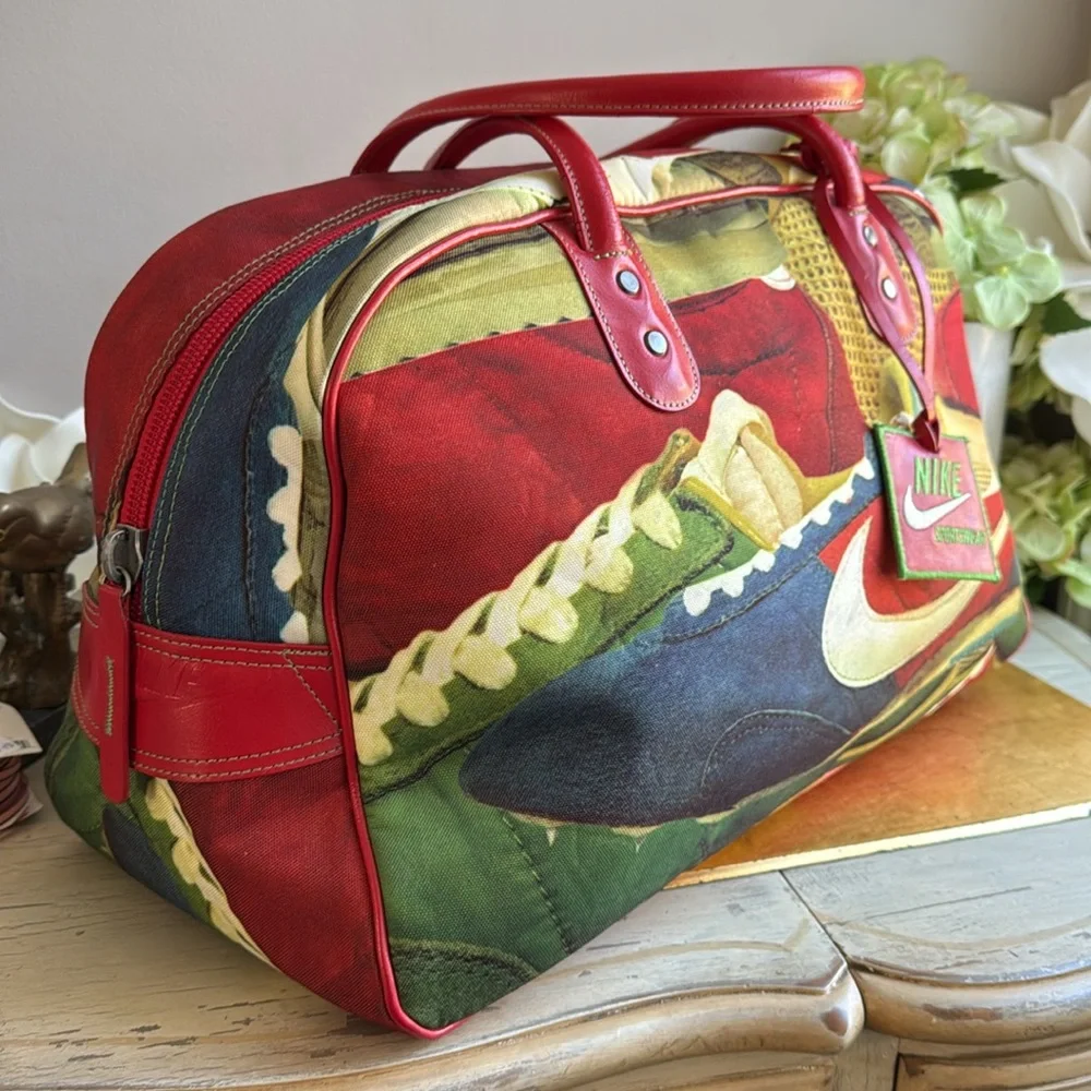 Vintage Nike Sportswear Duffle Bag in Cortez Shoe Print